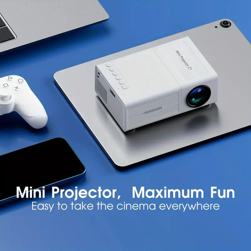 mini thuisbioscoop projector - USB & smartphone compatibel