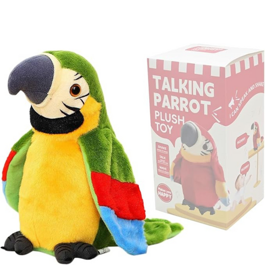 TalkieTuk™ – Jouw kletsgrage knuffelmaatje - Pratende papegaai