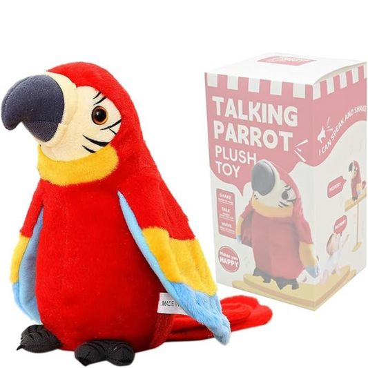 TalkieTuk™ – Jouw kletsgrage knuffelmaatje - Pratende papegaai