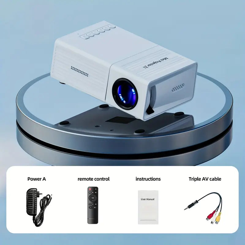 mini thuisbioscoop projector - USB & smartphone compatibel