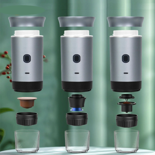 BrewMaster™ 3-in-1 | Draagbare Espressomachine voor Koffie