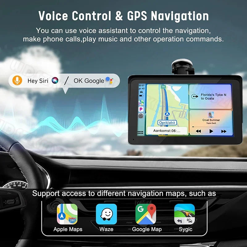 DriveSmart™ – 10.26” Universeel Draadloos CarPlay & Android Auto Systeem