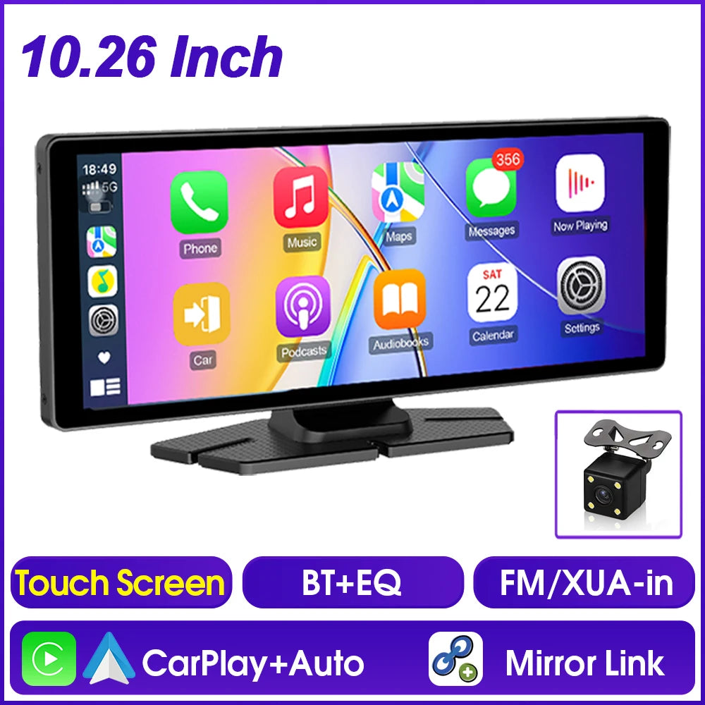 DriveSmart™ – 10.26” Universeel Draadloos CarPlay & Android Auto Systeem