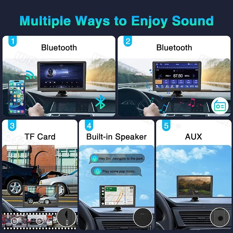 DriveSmart™ – 10.26” Universeel Draadloos CarPlay & Android Auto Systeem